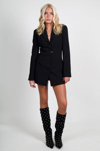 AMANDA UPRICAHRD | Peralta Blazer Romper - Black