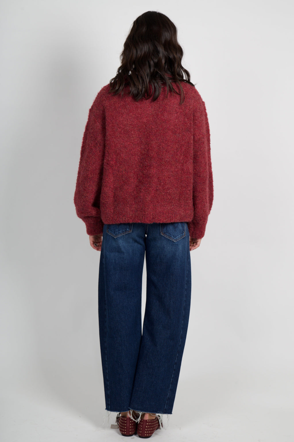 FRNCH | Selkirk Cardigan - Bordeaux