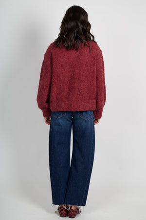FRNCH | Selkirk Cardigan - Bordeaux