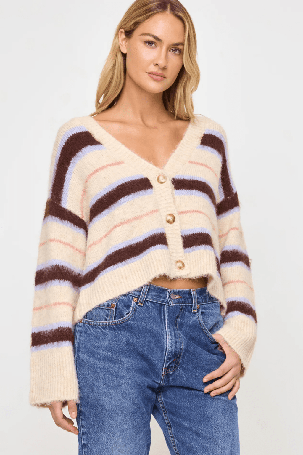 L*SPACE | Montauk Sweater- Prep School Stripe