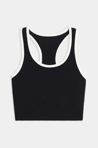 SPLITS59 | Amber Airweight Bralette - Black/White