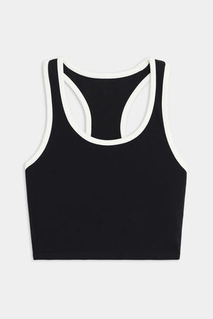 SPLITS59 | Amber Airweight Bralette - Black/White