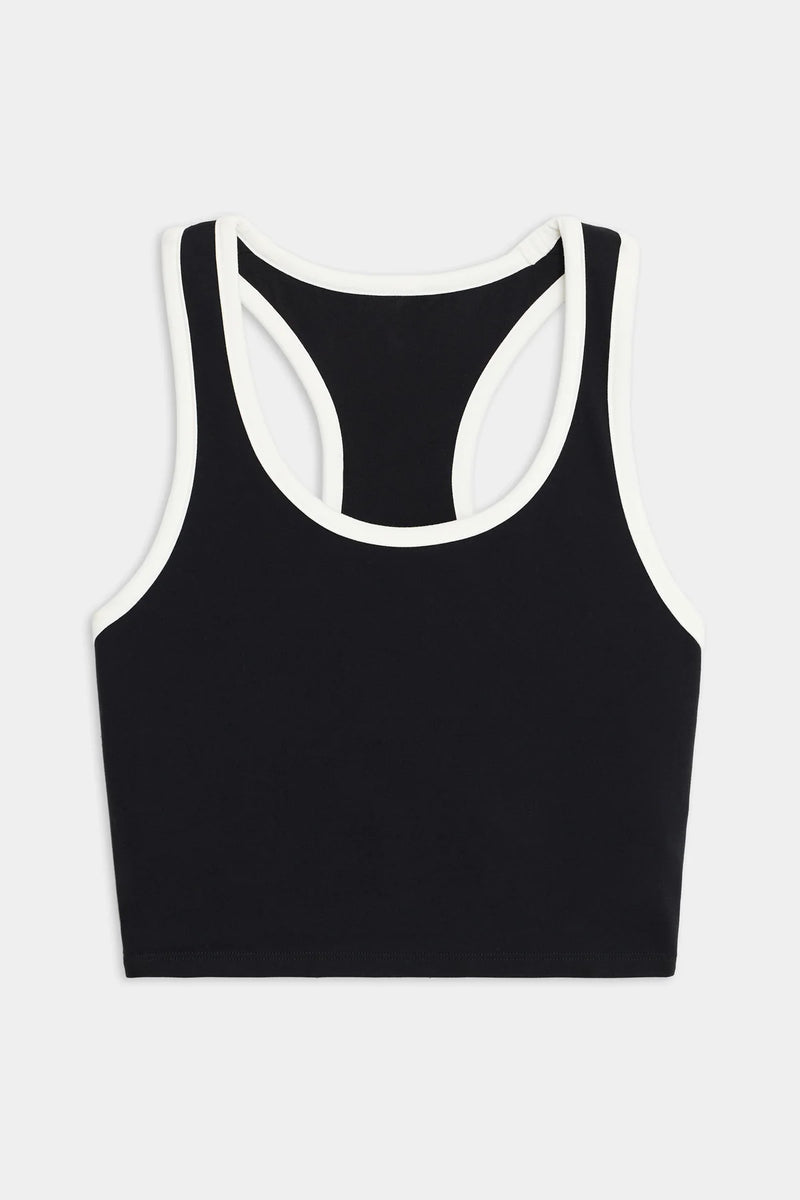 SPLITS59 | Amber Airweight Bralette - Black/White
