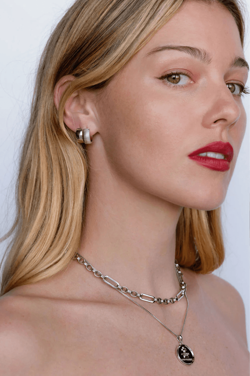 LUV AJ | The Charlotte Link Chain Necklace - Silver