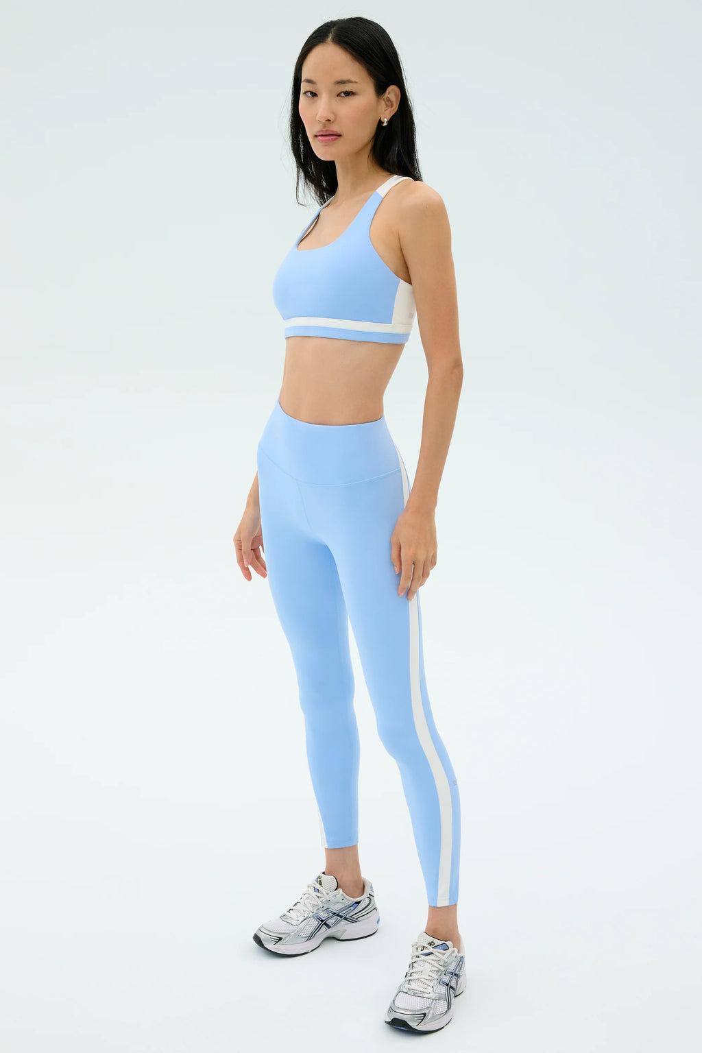 SPLITS59 | Miles High Waist RIgor 7/8 - Skylight/White