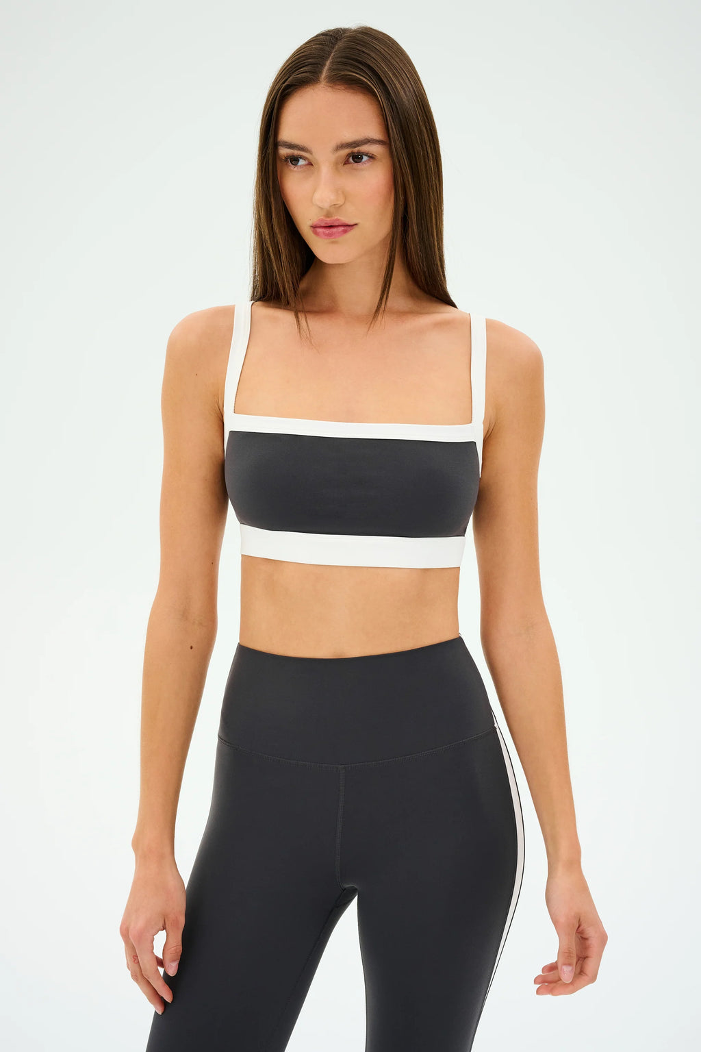 SPLITS59 | Monah Rigor Bra - Graphite/White