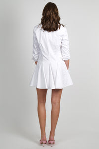 GENERATION LOVE | Clemente Cotton Sateen Dress- White