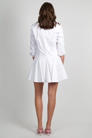 GENERATION LOVE | Clemente Cotton Sateen Dress- White