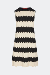 SIMON MILLER | Moji Knit Mini Dress - Black / Macadamia