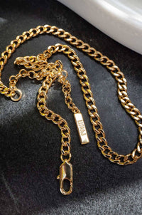 LUV AJ | The Classique Skinny Curb Chain 5mm - Gold