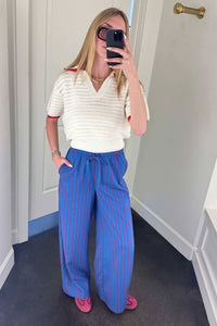 FRNCH | Edeline Trousers - Blue Electrique