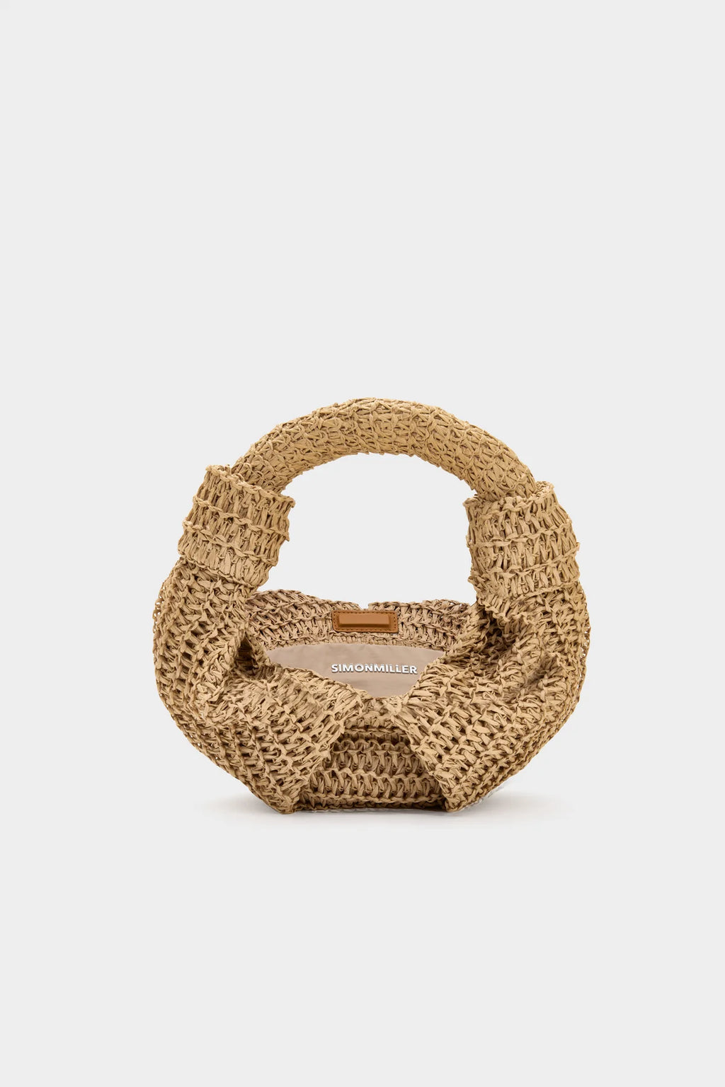 SIMON MILLER | Raffia Lopsy Bag - Milk