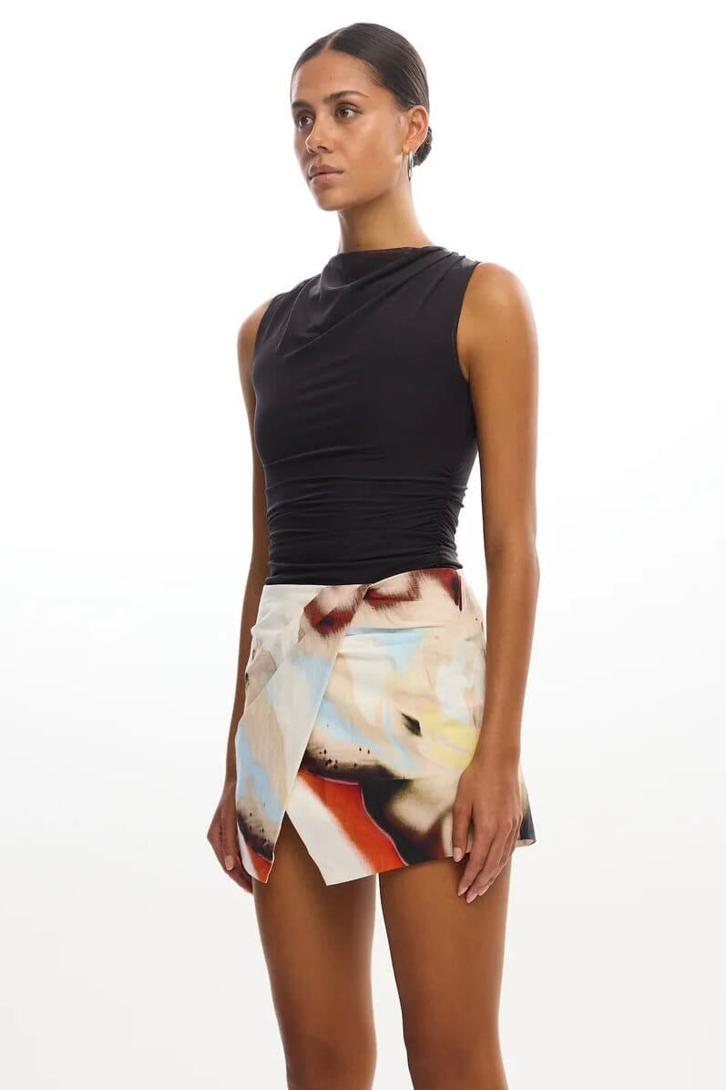 SIGNIFICANT OTHER | Astryd Mirco Mini Skirt - Cinnamon Fleur