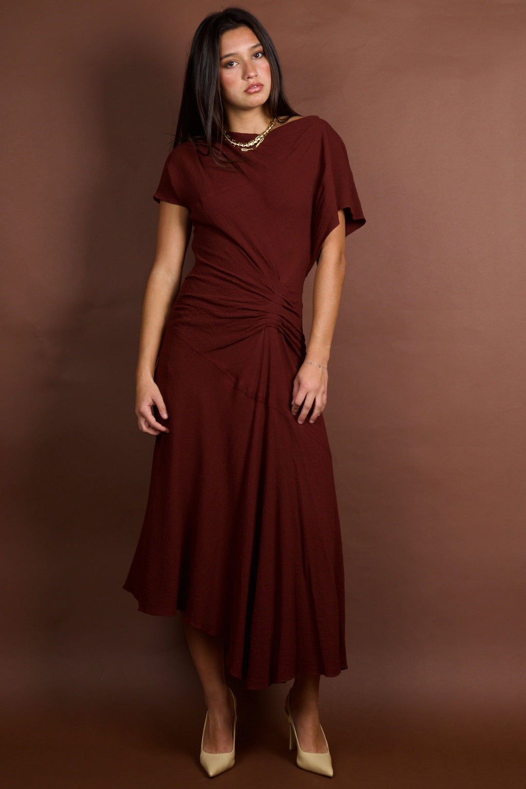 A.L.C. | Dena Dress - Black Cherry