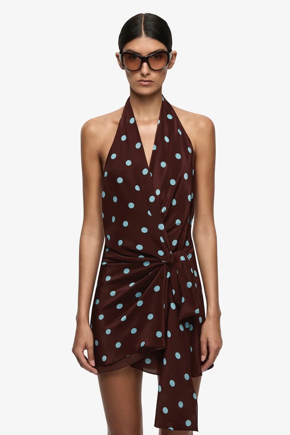 bec and bridge halter mini dress Edith Halter MINI Dress - Buttercream