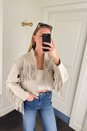 BLANK NYC | Own It Fringe Jacket