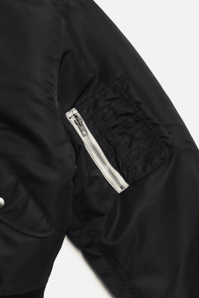 RE/DONE | Shrunken Bomber - Black