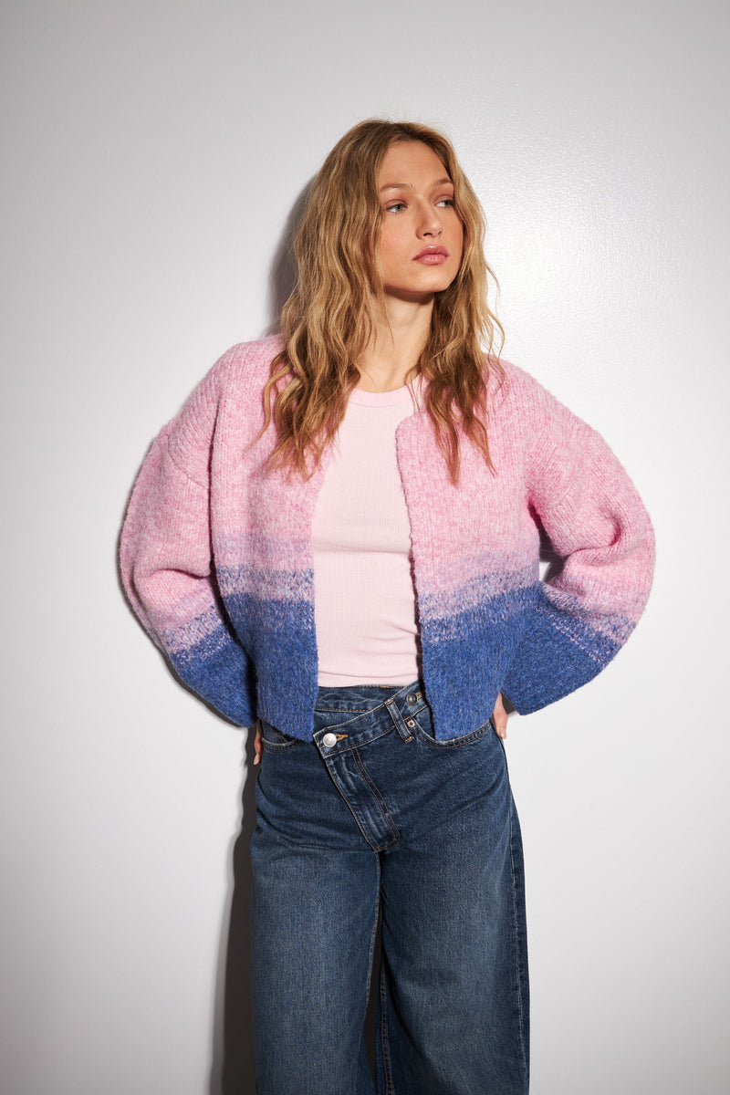 JOHN + JENN | Reece Cardigan - Candy Floss
