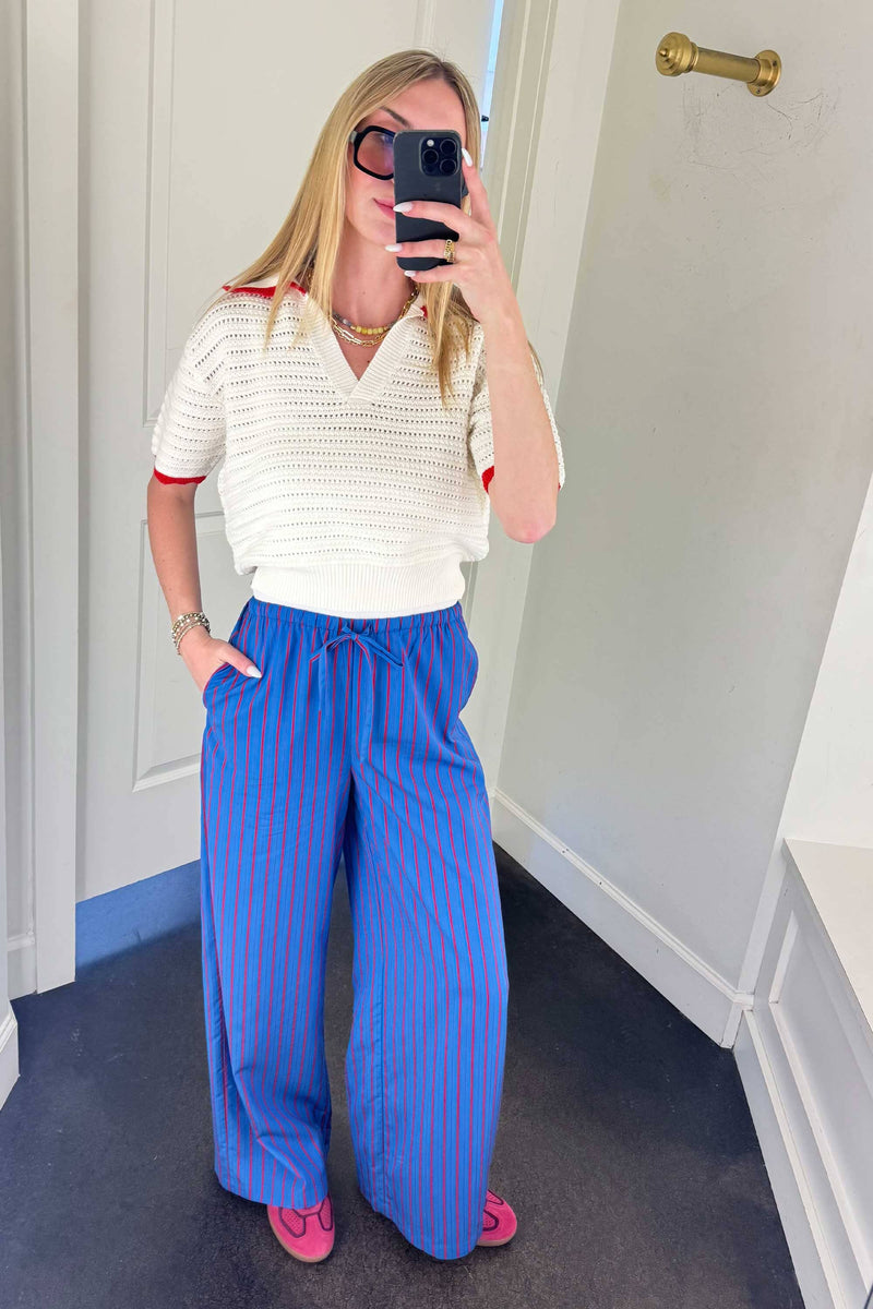 FRNCH | Edeline Trousers - Blue Electrique