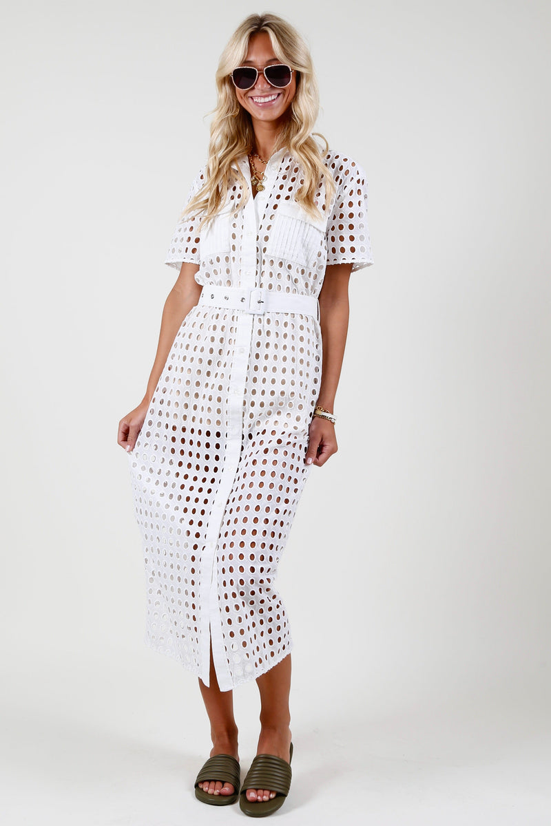 SOLID & STRIPED | The Harper Maxi Dress - Marshmallow