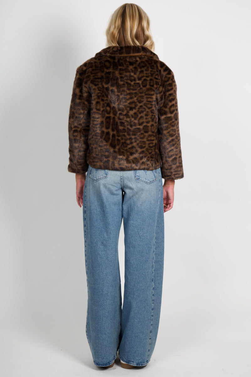 LUCY PARIS | Bambi Faux Fur Jacket - Leopard