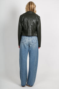 LAMARQUE | Pascale Leather Jacket - Dark Olive