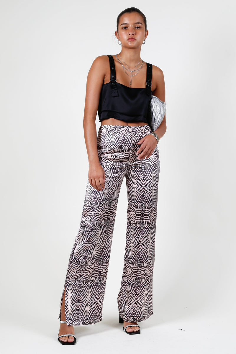 PIPPA THE LABEL | Cecilia Mid Waist Trouser - Zephyr