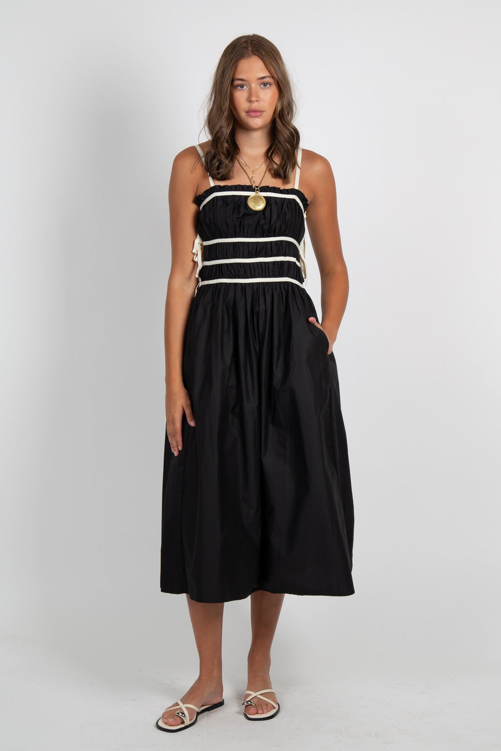 SOFIE THE LABEL | Lena Midi Dress - Black