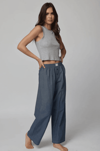 STILLWATER | The Denim Chambre Boxer Pant - Indigo