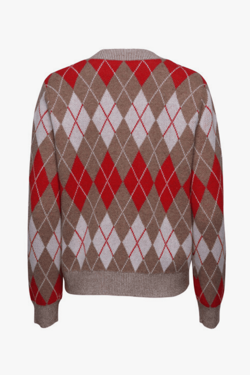 RE/DONE | Argyle Cardigan - Red Combo