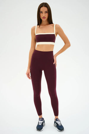 SPLITS 59 | Claire High Waist Rigor - Dark Cherry