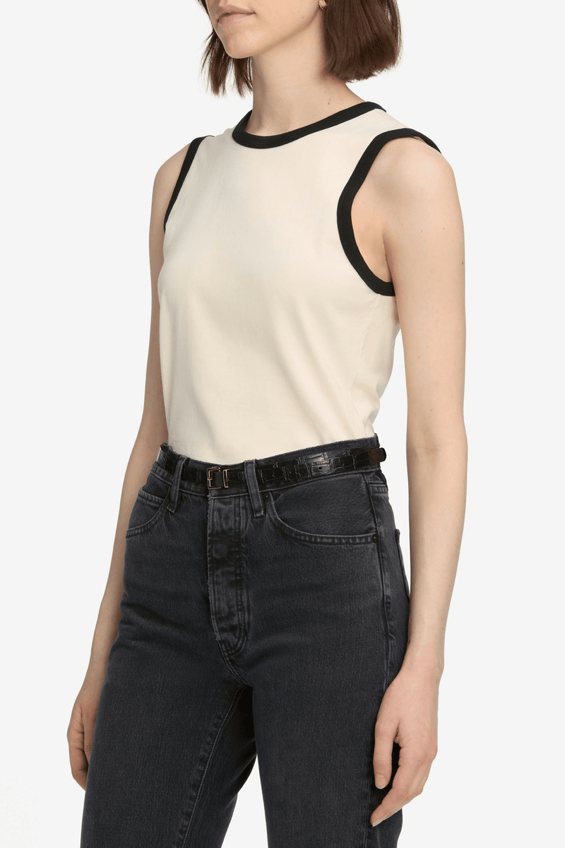 FRAME | The Ringer Tank - Cream
