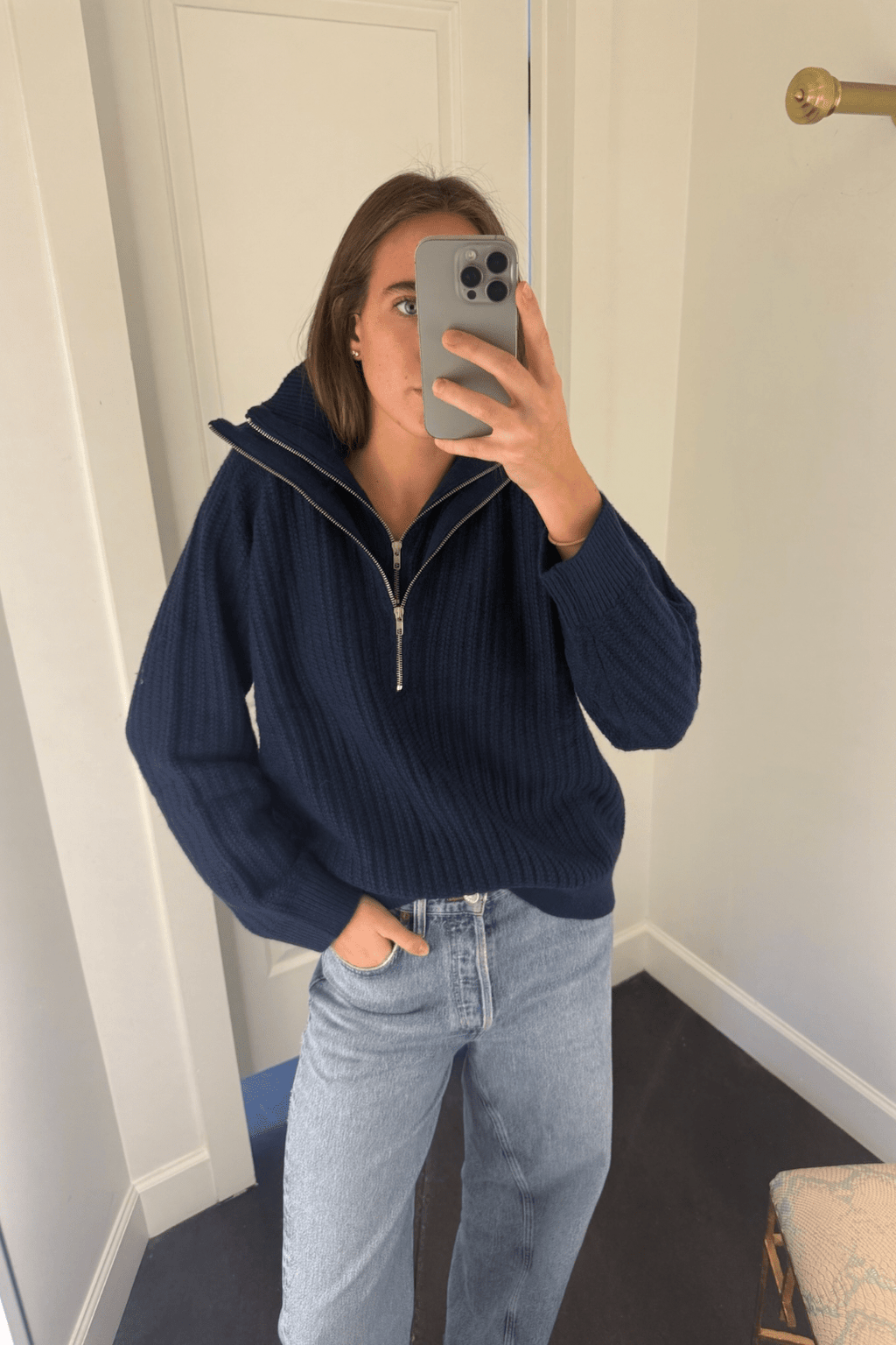 LINE + DOT | Hendrix Sweater - Navy