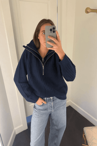 LINE + DOT | Hendrix Sweater - Navy