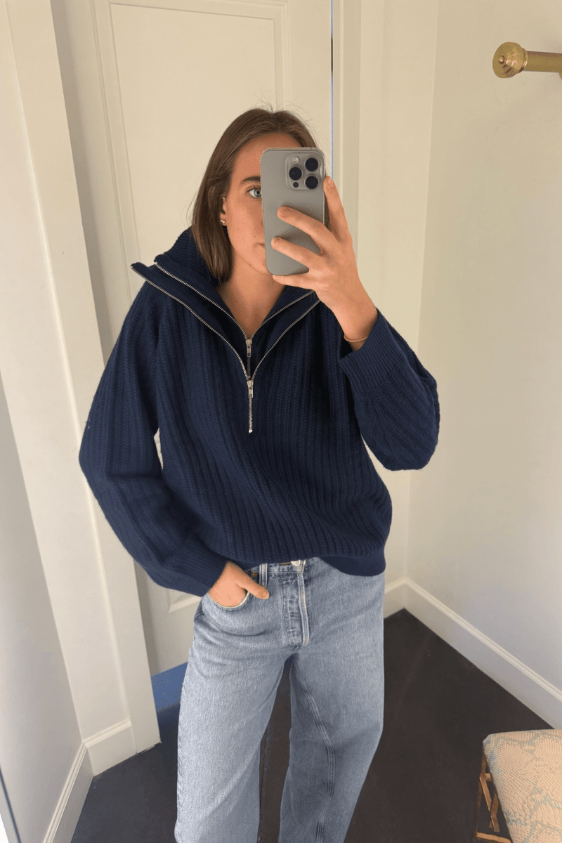 LINE + DOT | Hendrix Sweater - Navy