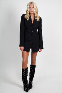 AMANDA UPRICAHRD | Peralta Blazer Romper - Black