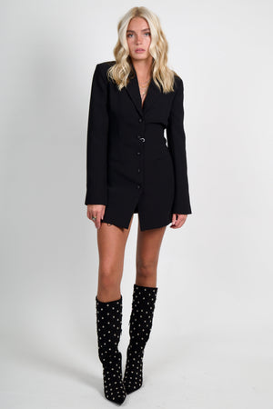 AMANDA UPRICAHRD | Peralta Blazer Romper - Black