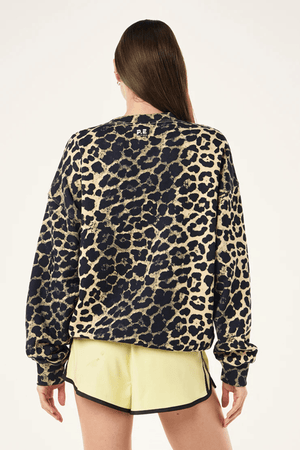P.E NATION | Heritage Sweat - Leopard Print