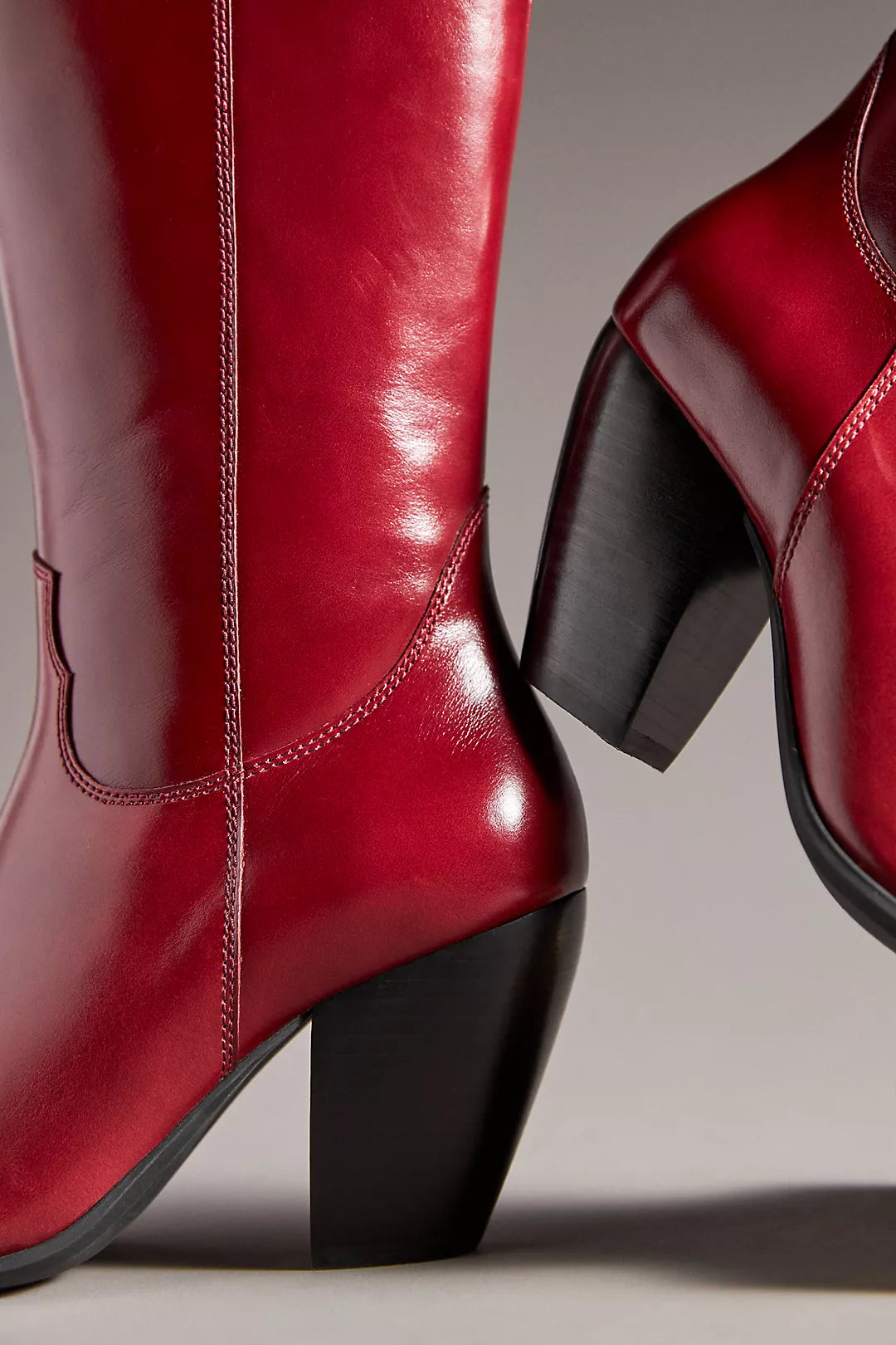 Jeffrey campbell red cowboy boots deals