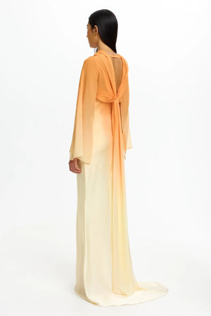 SIGNIFICANT OTHER | Devlyn Long Sleeve Gown - Solarflare Scarlet Clothing SIGNIFICANT OTHER | Devlyn Long Sleeve Gown - Solarflare Scarlet Clothing