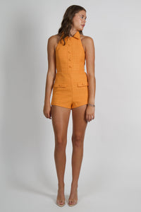 AMANDA UPRICHARD | Archer Playsuit - Orange