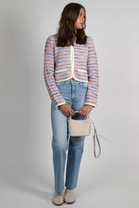 DEREK LAM | Findley Space Dyed Cardigan - Raspberry Multi