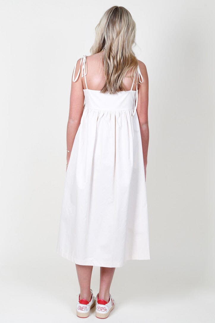 The Chiara Midi Dress - Ivory