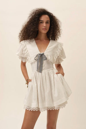 FOR LOVE & LEMONS | Marilyn Collared Mini Dress