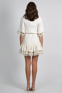 ALEXIS | Kaila Dress - Alabaster