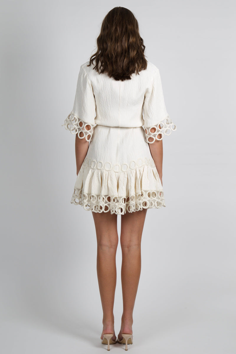 ALEXIS | Kaila Dress - Alabaster