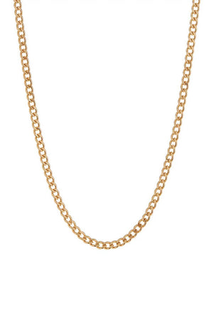 LUV AJ | The Classique Skinny Curb Chain 5mm - Gold