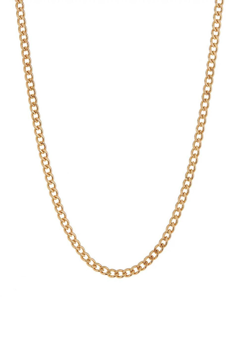 LUV AJ | The Classique Skinny Curb Chain 5mm - Gold