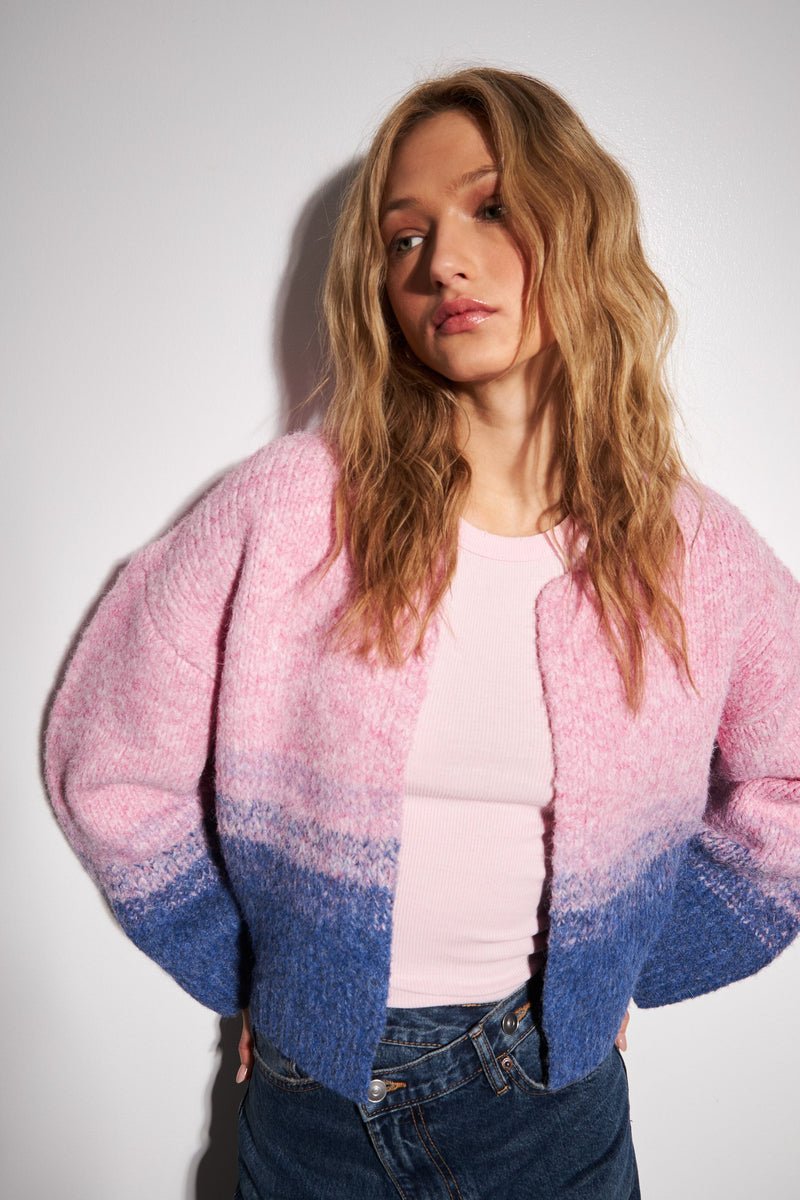 JOHN + JENN | Reece Cardigan - Candy Floss