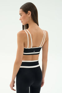 SPLITS59 | Eva Rigor Double Strap Bra - Black